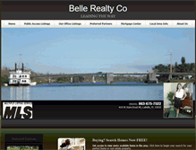 Tablet Screenshot of bellerealty.com